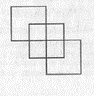 расположи 3 одинаковых квадрата